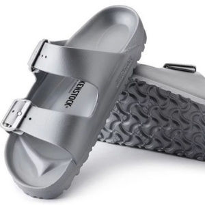 Brand New in Box BIRKENSTOCK (the Arizona) Silver